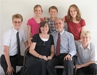 Charles & Julie Woodrow with their family