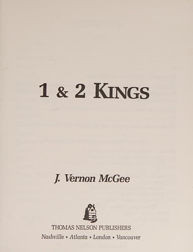 Cover of 1 & 2 Kings